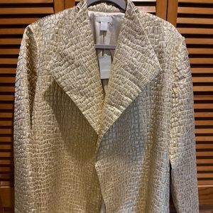 Chico's Gold Textured Jacket